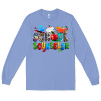 Colony Blue school counselor Long Sleeve Tee - NancyCooperArtShop