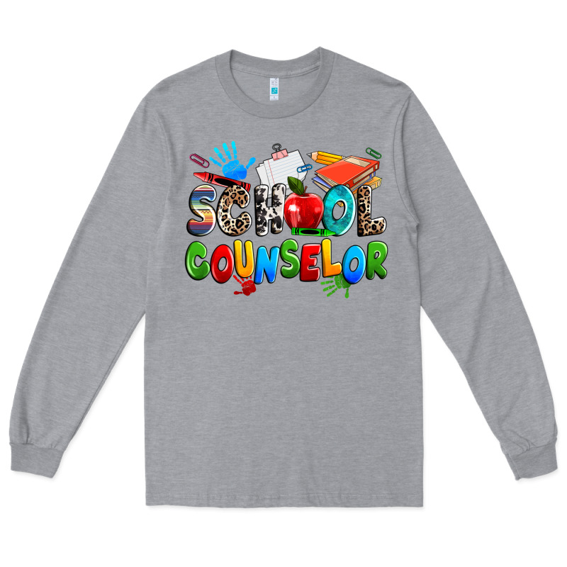 School Counselor Long Sleeve Tee by NancyCooperArtShop | Teevron