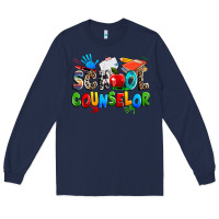 Navy school counselor Long Sleeve Tee - NancyCooperArtShop