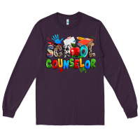Plum school counselor Long Sleeve Tee - NancyCooperArtShop