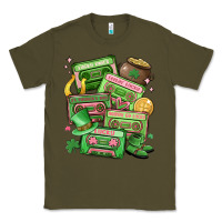 Army Green st patrick's day cassette tapes Classic Tee - MaliasSmallBusiness