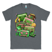 Charcoal Heather st patrick's day cassette tapes Classic Tee - MaliasSmallBusiness