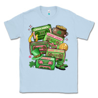 Dusty Blue st patrick's day cassette tapes Classic Tee - MaliasSmallBusiness