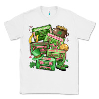 White st patrick's day cassette tapes Classic Tee - MaliasSmallBusiness