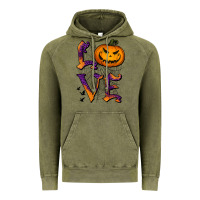 Vintage Olive Love Halloween Vintage Hoodie - Jasminsmagicworld