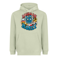 Matcha American honey smiley Heavyweight Hoodie - HowdyJamesFarm