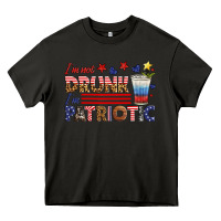I'm Not Drunk I'm Patriotic Heavy Core Tee | Teevron