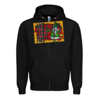 Black Christmas Ho Ho Ho Zipper Hoodie - Bettercallsaul