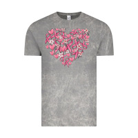 Cloud Rock breast cancer awareness heart Vintage Tee - MaliasSmallBusiness