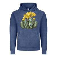 Vintage Denim texas rainbow cactus Vintage Hoodie - LillyAllenDesigns