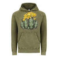 Vintage Olive texas rainbow cactus Vintage Hoodie - LillyAllenDesigns