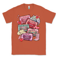 Copper valentines day cassette tapes Classic Tee - MaliasSmallBusiness