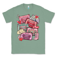 Sage valentines day cassette tapes Classic Tee - MaliasSmallBusiness