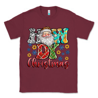 Burgundy How Dy Christmas Classic Tee - CowhideDigitalArt