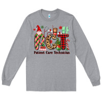 Heather Grey pct christmas Long Sleeve Tee - MaliasSmallBusiness