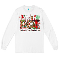 White pct christmas Long Sleeve Tee - MaliasSmallBusiness