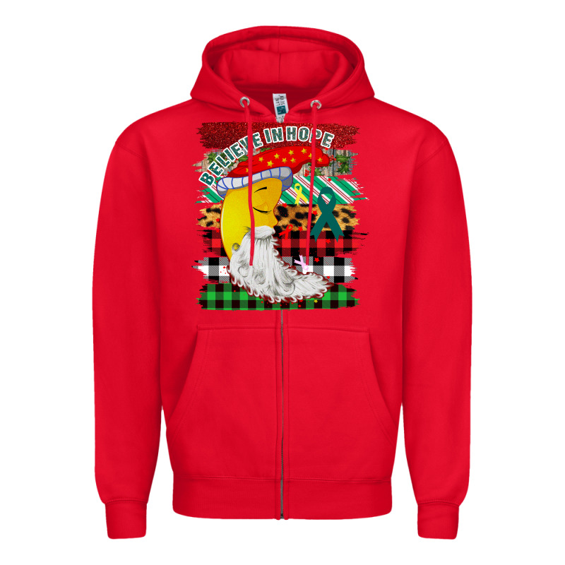Believe In Hope Santa Moon Zipper Hoodie by Bettercallsaul | Teevron