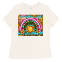 Bone summer rainbow Ladies Tee - HRA Design Shop