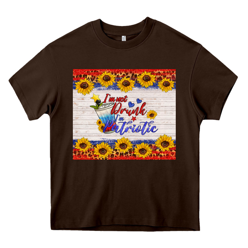 I'm Not Drunk I'm Patriotic Heavy Core Tee by HRA Design Shop | Teevron