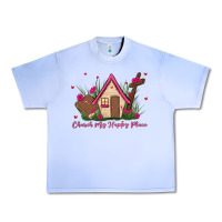 Grape Ice church is my happy place Urban Heavy Tee - MaliasSmallBusiness