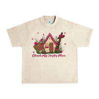 Sandshell church is my happy place Urban Heavy Tee - MaliasSmallBusiness