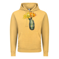 Vintage Mustard texas rainbow cactus Vintage Hoodie - LillyAllenDesigns