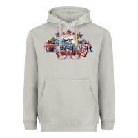Moon Dust American Teacher 4th of july Heavyweight Hoodie - HowdyJamesFarm