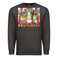 Smoke easter day rabbit Premium Sweatshirt - TumblerDesignByShophia