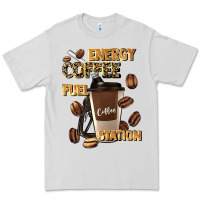 Dove Grey energy coffee fuel station Premium Tee - Artiststas