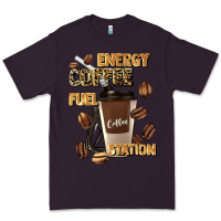 Plum energy coffee fuel station Premium Tee - Artiststas