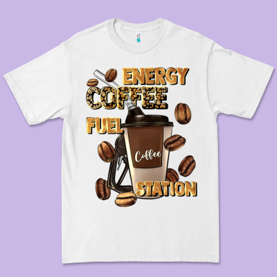 Energy Coffee Fuel Station Premium Tee Designed By Artiststas