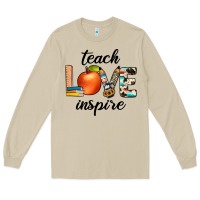 Mushroom teach love inspıre Long Sleeve Tee - JahusDesignShop