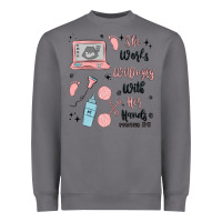 She Works Willingly With Her Hands Heavyweight Sweatshirt | Teevron