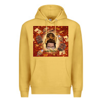 Antique Gold wizard head mom Premium Hoodie - TumblerDesignByShophia