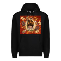 Black wizard head mom Premium Hoodie - TumblerDesignByShophia