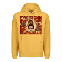 Mustard wizard head mom Premium Hoodie - TumblerDesignByShophia