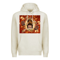 Oatmeal Heather wizard head mom Premium Hoodie - TumblerDesignByShophia