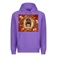 Purple wizard head mom Premium Hoodie - TumblerDesignByShophia