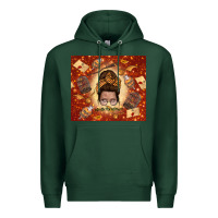 Sports Green wizard head mom Premium Hoodie - TumblerDesignByShophia