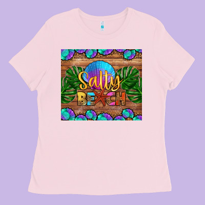 Salty Beach Ladies Tee Designed By Hra Design Shop