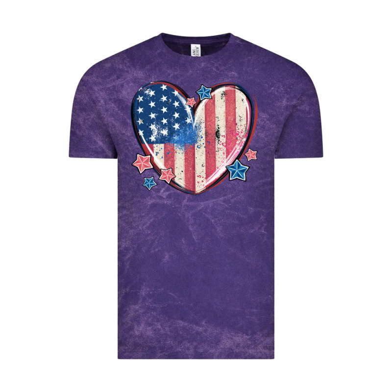 Usa Heart Vintage Tee by MaliasSmallBusiness | Teevron