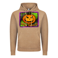 Vintage Coffee Happy Halloween Pumpkin Vintage Hoodie - Jasminsmagicworld