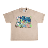 French Oak level 100 days unlocked Urban Heavy Tee - MaliasSmallBusiness