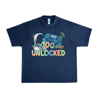 Navy level 100 days unlocked Urban Heavy Tee - MaliasSmallBusiness