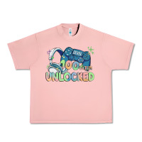 Salmon level 100 days unlocked Urban Heavy Tee - MaliasSmallBusiness