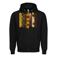 Black fall glitter brush strokes Zipper Hoodie - Bettercallsaul