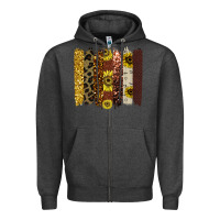 Charcoal Heather fall glitter brush strokes Zipper Hoodie - Bettercallsaul