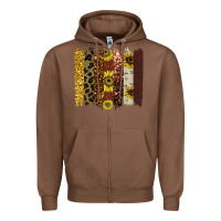 Chestnut fall glitter brush strokes Zipper Hoodie - Bettercallsaul
