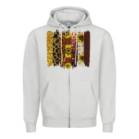 Dove Grey fall glitter brush strokes Zipper Hoodie - Bettercallsaul