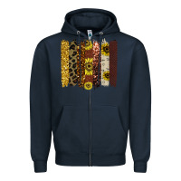 Navy fall glitter brush strokes Zipper Hoodie - Bettercallsaul